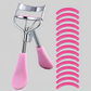 LUXEHAEVEN EyELash Curler & 15 Pads - Perfect Curling Tool
