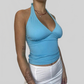 LUXEHAEVEN Off Shoulder SleevELess Top