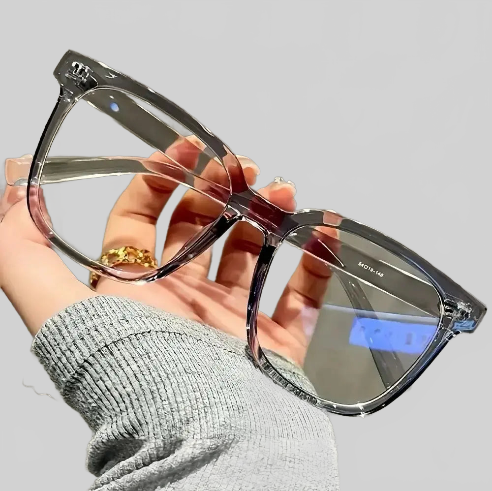 LUXEHAEVEN Square Frame Glasses Set