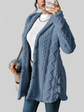 LUXEHAEVEN Warm Hooded Cardigan Coat