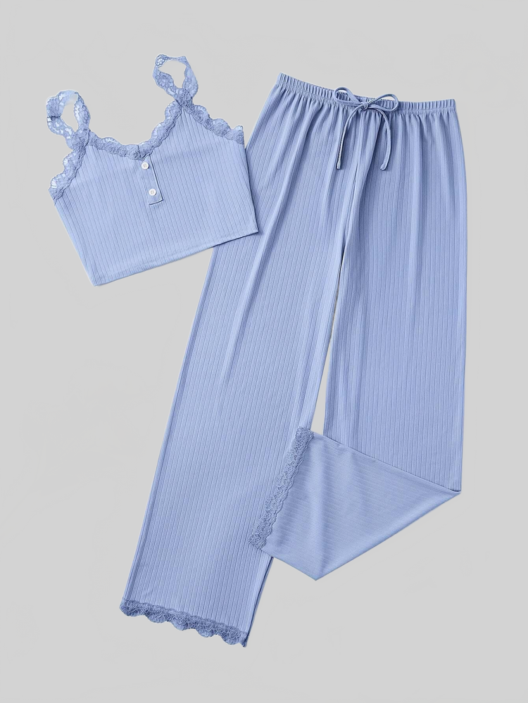 LUXEHAEVEN Women’s Lace Camisole Pajamas - Comfort & Style