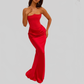 LUXEHAEVEN Slim Tube Top Long Dress Sexy Fashion Bandeau Backless Party Evening Dresses For Women Clothing LuxeHaeven