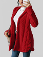 LUXEHAEVEN Warm Hooded Cardigan Coat