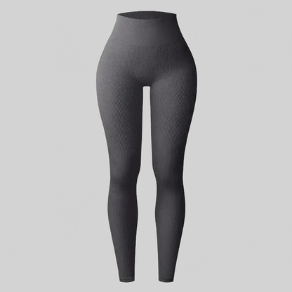 LUXEHAEVEN Seamless Knit Yoga Leggings