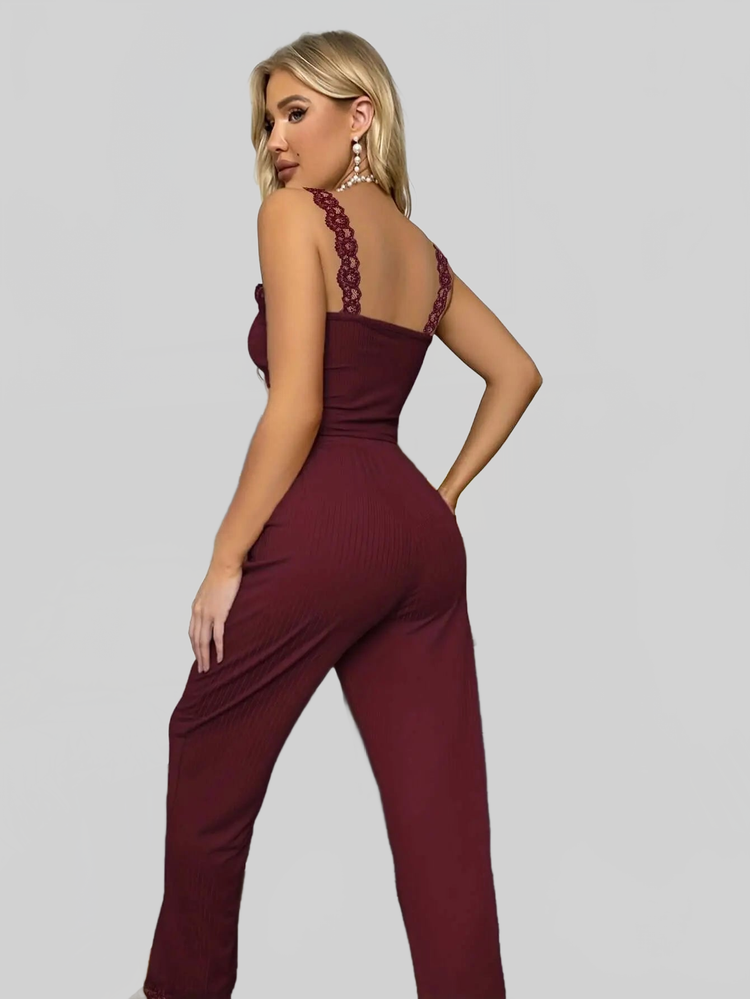 LUXEHAEVEN Women’s Lace Camisole Pajamas - Comfort & Style