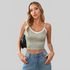 LUXEHAEVEN Leopard Lace Crop Camis