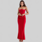 LUXEHAEVEN Slim Tube Top Long Dress Sexy Fashion Bandeau Backless Party Evening Dresses For Women Clothing LuxeHaeven