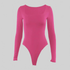 LUXEHAEVEN Square Neck Y2K Bodysuit
