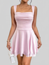 LUXEHAEVEN Fashionable Casual SleevELess Strap Womens Dress