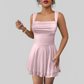 LUXEHAEVEN Fashionable Casual SleevELess Strap Womens Dress