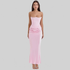 LUXEHAEVEN Slim Tube Top Long Dress Sexy Fashion Bandeau Backless Party Evening Dresses For Women Clothing LuxeHaeven