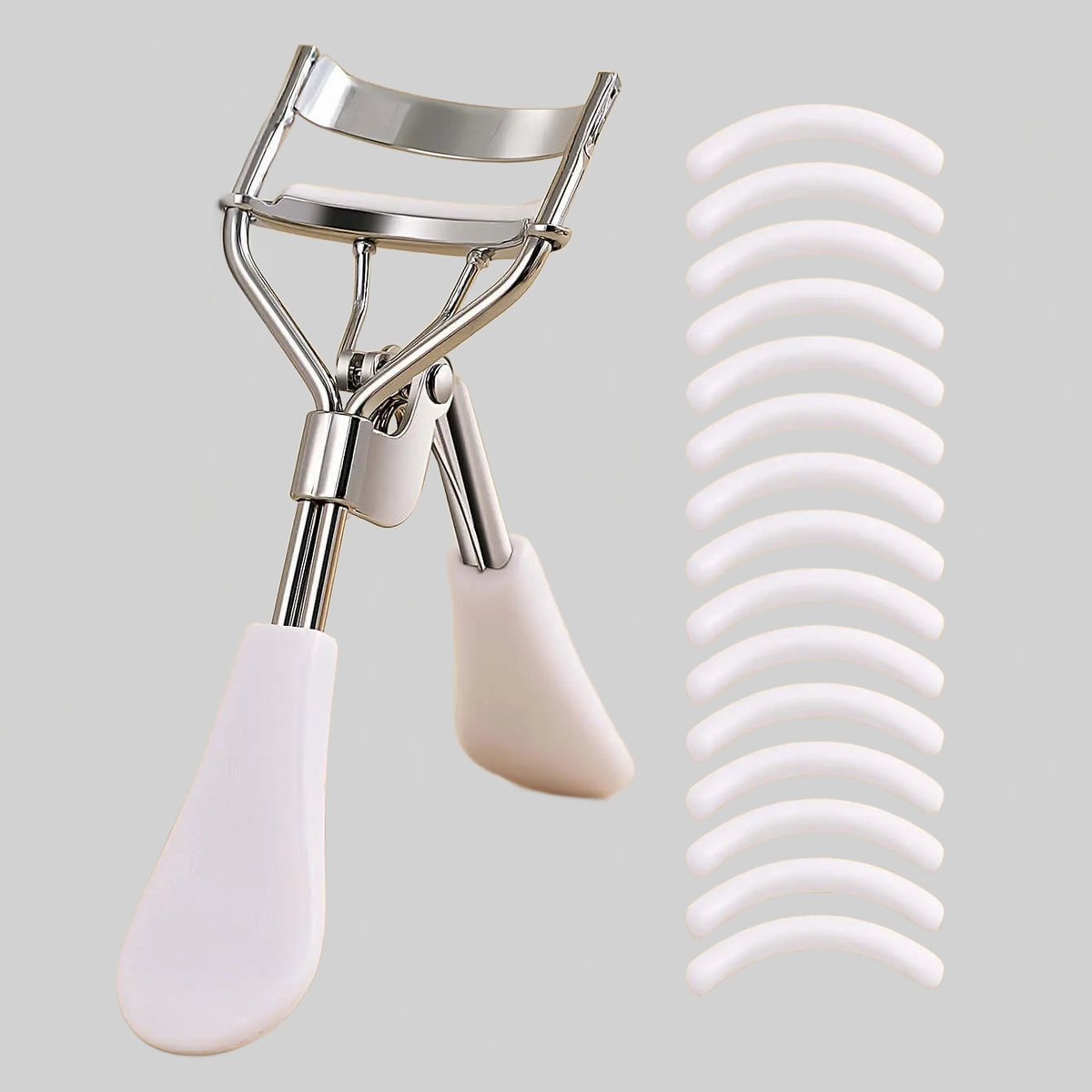 LUXEHAEVEN EyELash Curler & 15 Pads - Perfect Curling Tool