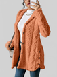 LUXEHAEVEN Warm Hooded Cardigan Coat