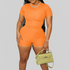 LUXEHAEVEN Two-Piece Set Short-Sleeve Top And Shorts LuxeHaeven