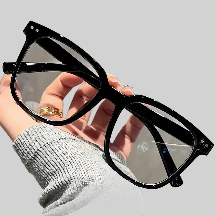 LUXEHAEVEN Square Frame Glasses Set