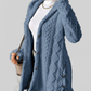 LUXEHAEVEN Warm Hooded Cardigan Coat