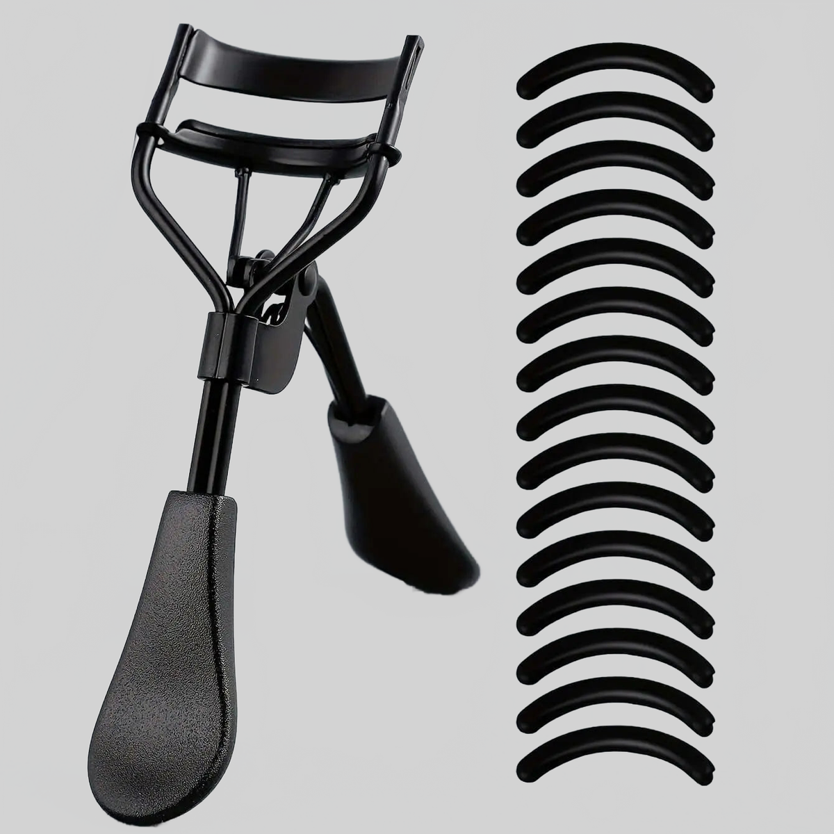 LUXEHAEVEN EyELash Curler & 15 Pads - Perfect Curling Tool