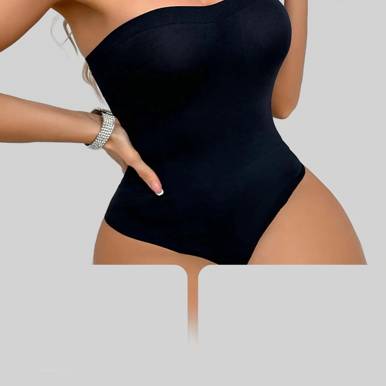 LUXEHAEVEN Breathable, Comfortable Strapless Bodysuit LuxeHaeven